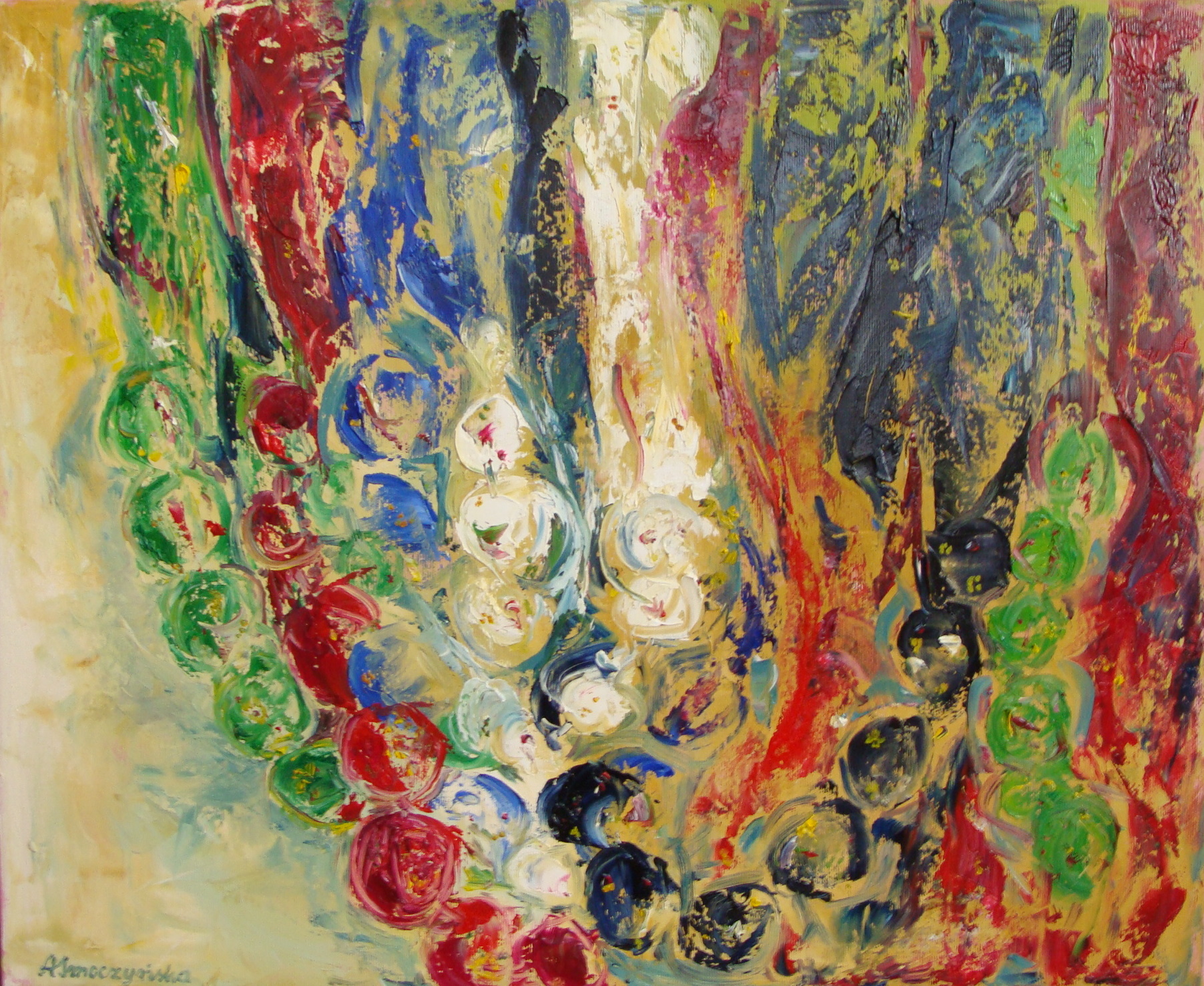 2013 Czerwone korale 60x50