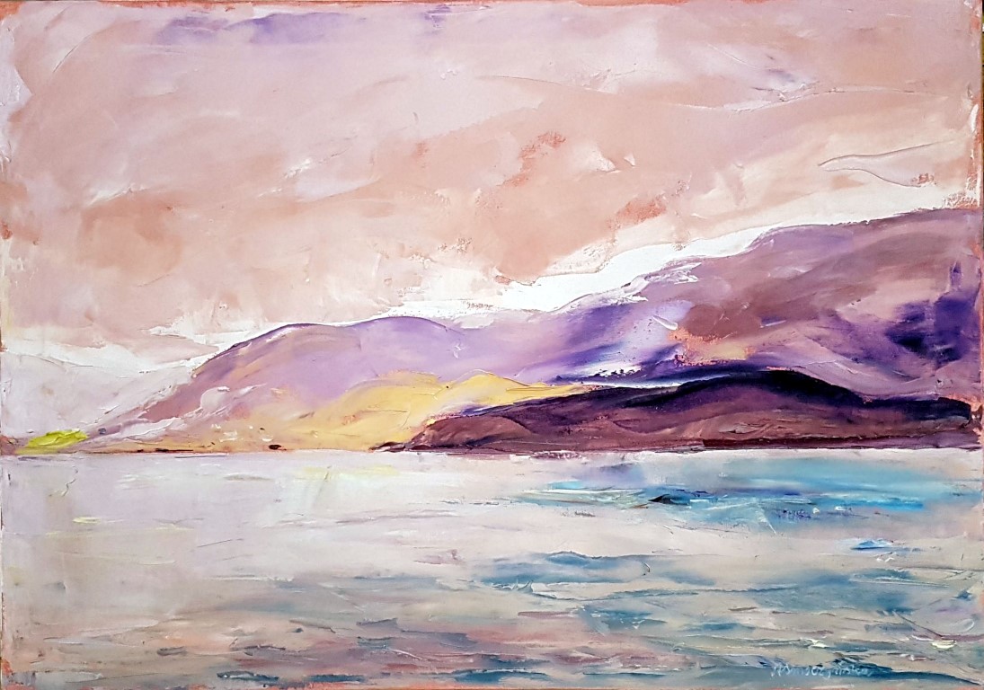 2018 Nad jeziorem 70x50