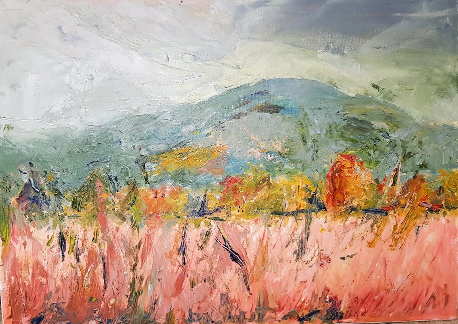 2023 Różowa łąka 70x50