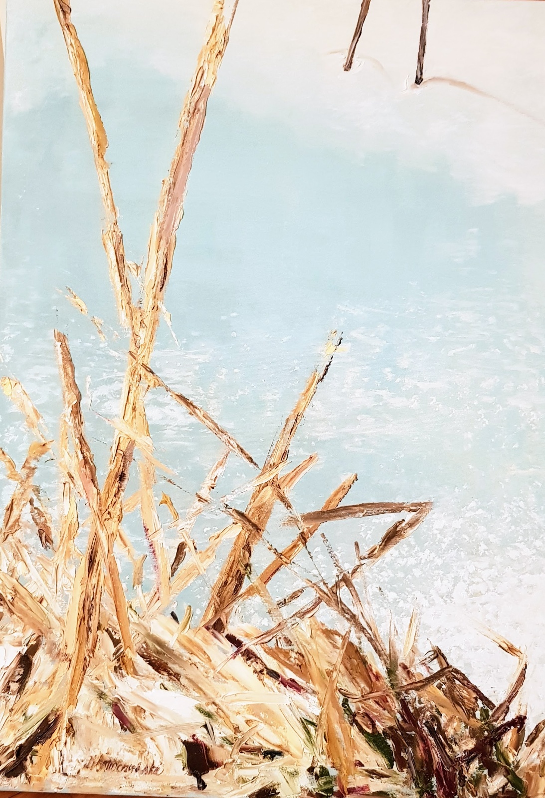 2024 Zamarzniety staw I 50x70